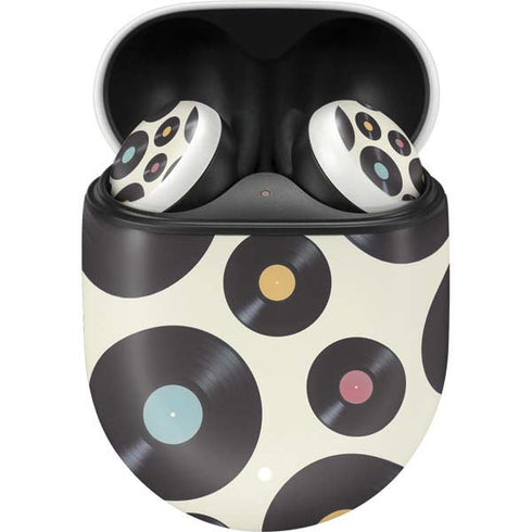 Colorful Records Google Pixel Buds Skin